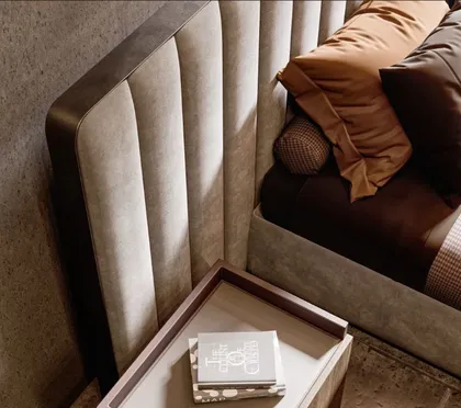 Letto per camera da letto moderna, collezione Douglas, camere da letto di lusso
