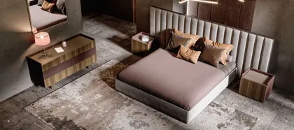 Letto per camera da letto moderna, collezione Hofman, arredamento di lusso per la camera da letto