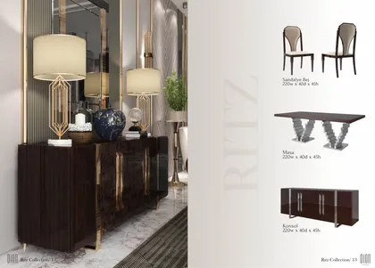 Ritz collection dining room furniture set