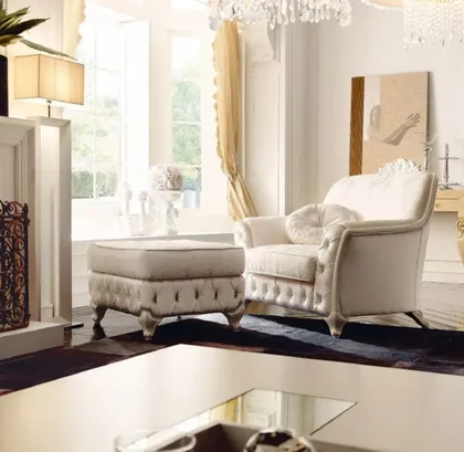 Classic living room Italian Furniture, luxury living room furniture