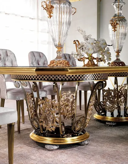 Italian Luxury Furniture Arya Dining Room, high end Italian furniture