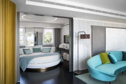 Camera da letto d'hotel, negozio di mobili italiani