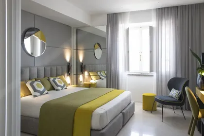 Letto per camera d'hotel, mobili di lusso per camera da letto