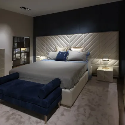 Letto Regency, letto italiano moderno
