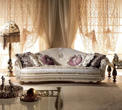 Living room Collection Aida, high end traditional furniture