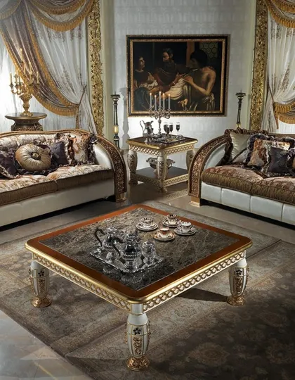 Collezione Charme per il soggiorno, lusso italiano, mobili italiani di alta gamma
