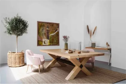 Sedia da pranzo ANACAPRI, tavolo da pranzo MIRAGGIO