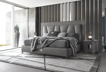 Elegant Italian bedroom furniture featuring premium finishes and a sophisticated mood by Nobili Design.