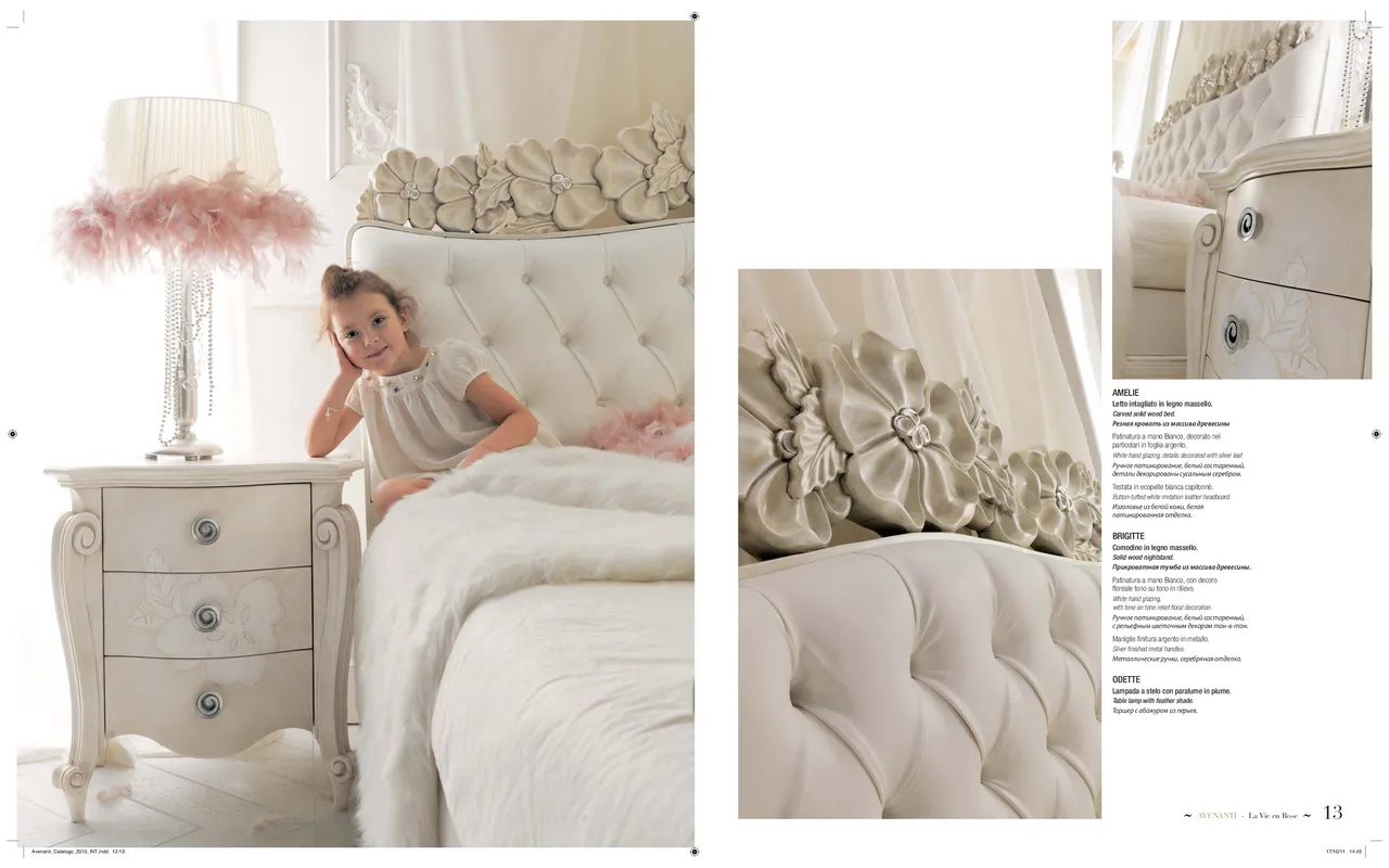 Avenanti white classic bedroom, Avenanti