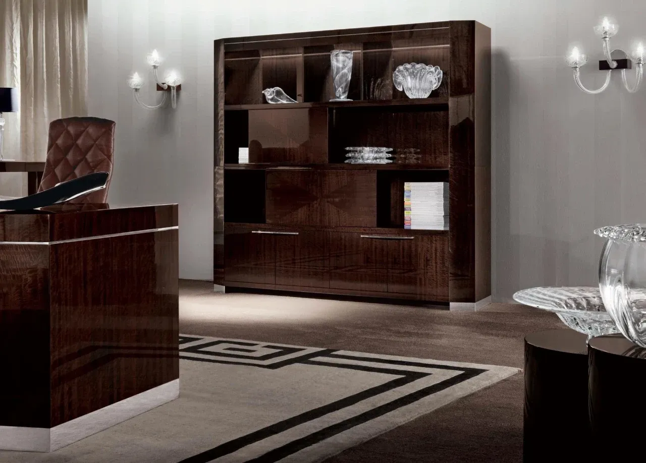Vogue Library by Giorgio Collection, library furniture for a whole living room wall