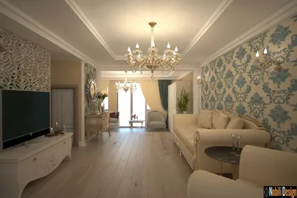 Classic style house interior design in Athens Greece 